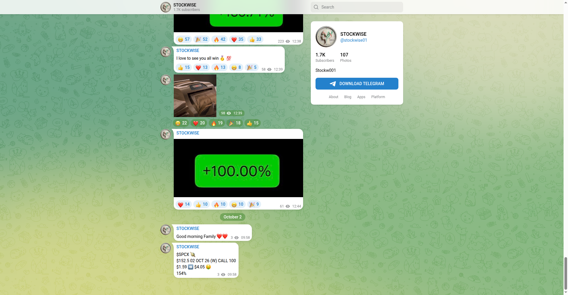 STOCKWISE Telegram